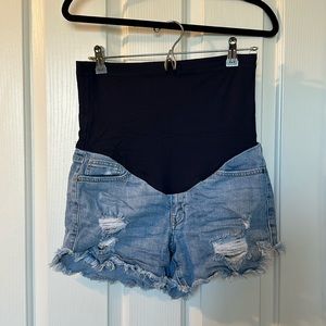 PinkBlush Maternity Jean Shorts